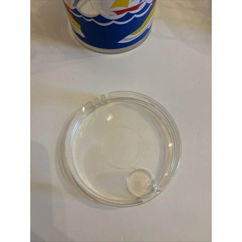 VTG 1990's Wellington‎ SailBoat & Lighthouse Acrylic Pitcher/IceBucket Tongs